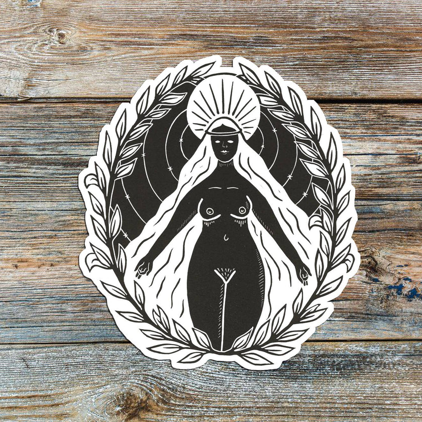 The Goddess Within Vinyl Sticker