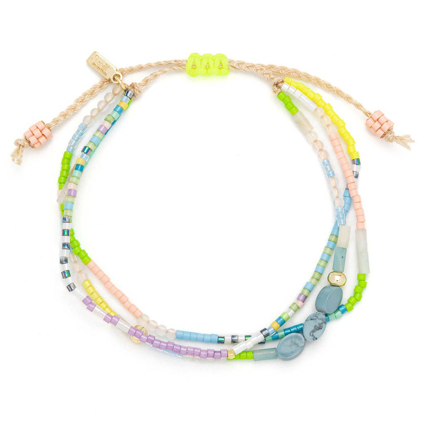 Harmony/Blue Howlite/Gold Bracelet