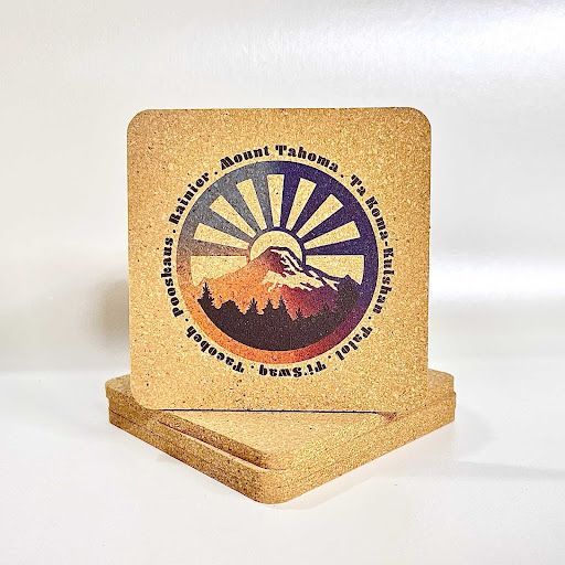 Cork Coaster Set