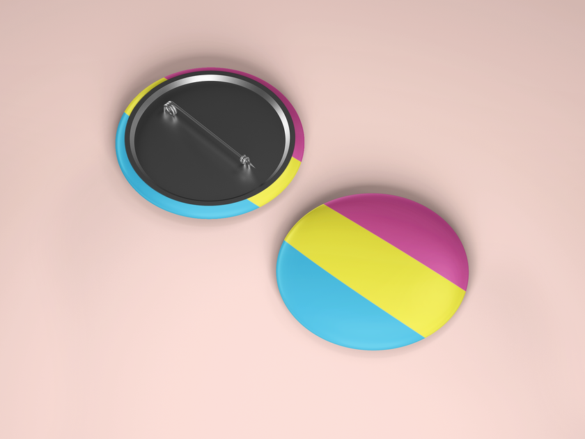 Trans Pride Flag Button