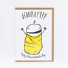 Hooray Baby Greeting Card