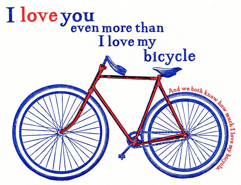 Bike Love Greeting Card