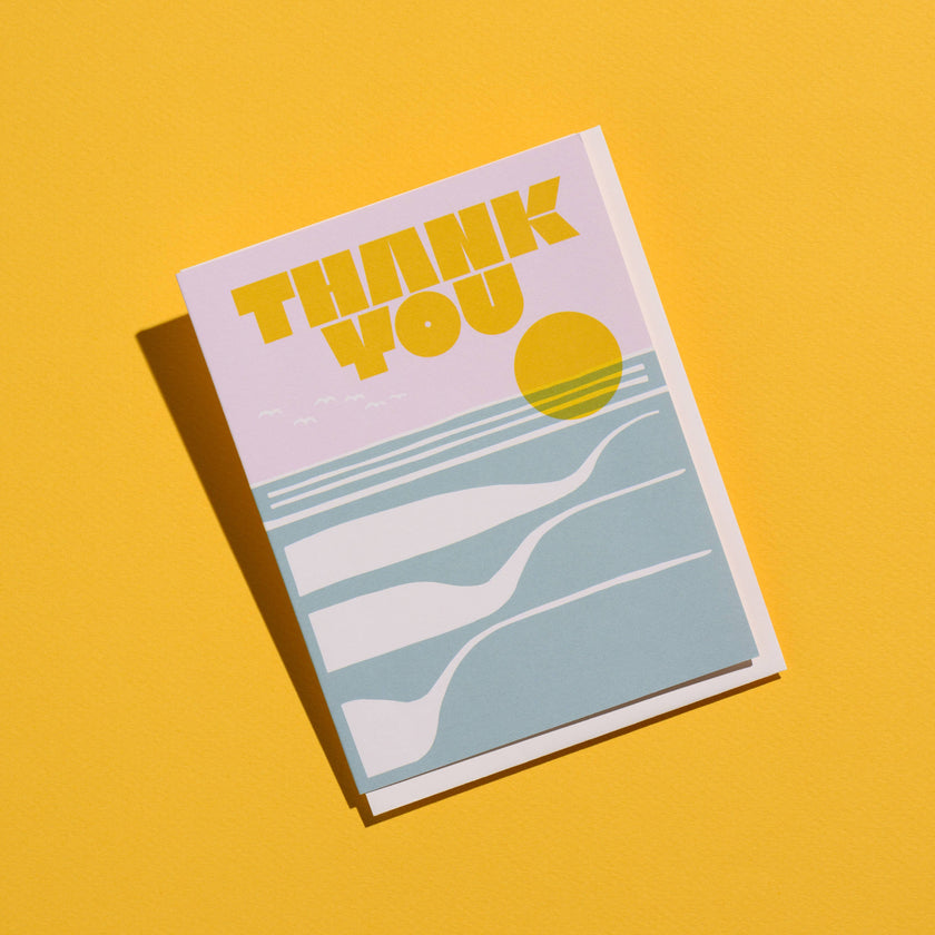 Ocean Sunset greeting card