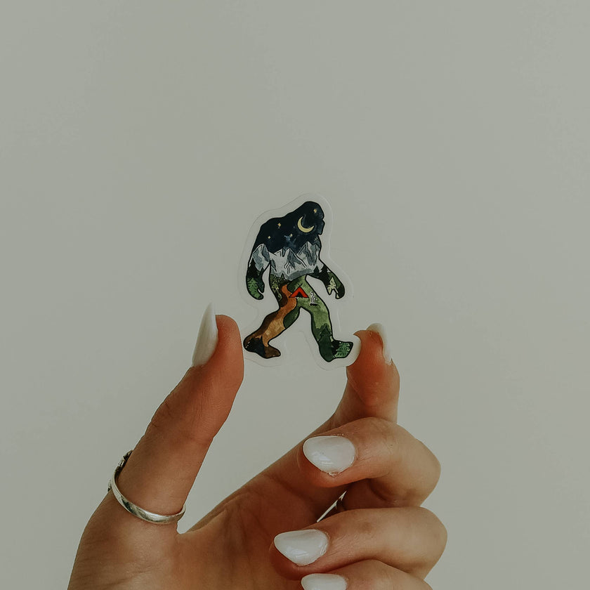 Mini Night Sasquatch Vinyl Sticker