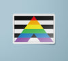 LGBT Ally Pride Flag Sticker