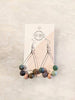 Fancy Jasper & Rosewood - Teardrop Diffuser Earrings