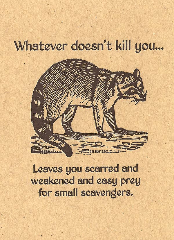 Easy Prey Greeting Card