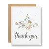 Thank you {flower sketch} - Seed Greeting Card