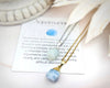 Raw Aquamarine Gemstone Necklace