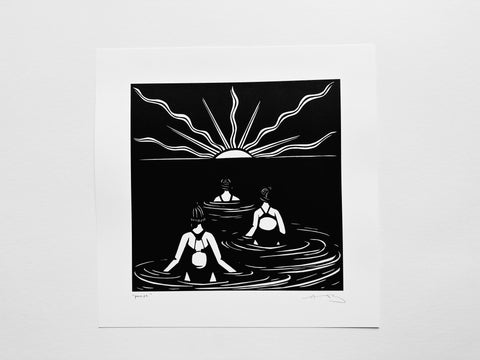 Art + Prints at Hive Provisions - Pause print