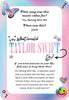 What Would Taylor Swift Do? Deck of Cards