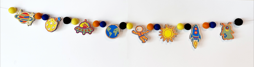 DIY Craft Kit - Outer Space Garland