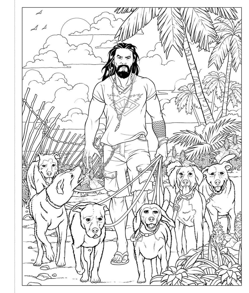 Jason Momoa: A Coloring Book of Fantasies with an Epic Dream