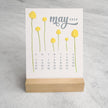 2025 Desk Calendar, Wildflower