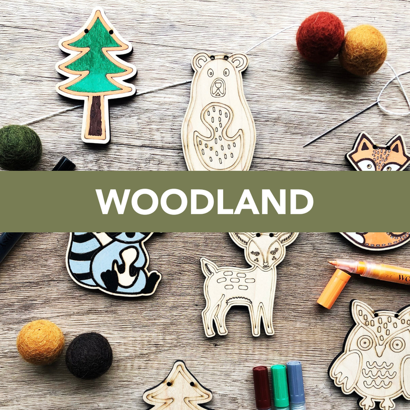 DIY Craft Kit - Woodland Garland