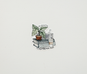 Plants, Books, Coffee Vinyl Sticker