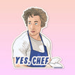 Yes Chef Vinyl Sticker