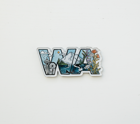 Washington Skyline Magnet