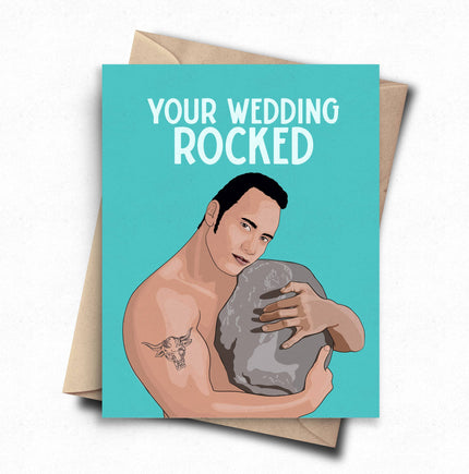 Your Wedding Rocked Card
