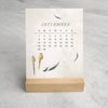 2025 Desk Calendar, Dried Field Flowers