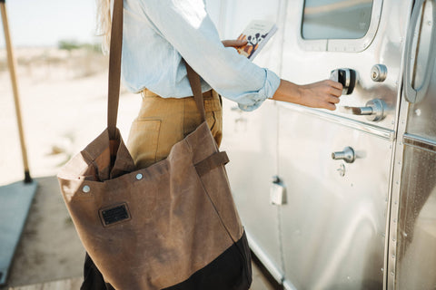Neelum 40L Giant Tote - Waxed Canvas Bag