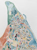 Tacoma Watercolor Map Print