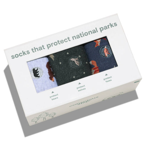 Protect National Parks Socks Gift Box