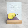 2025 Desk Calendar, Les Fruits