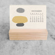 2025 Mini Desk Calendar, Abstract