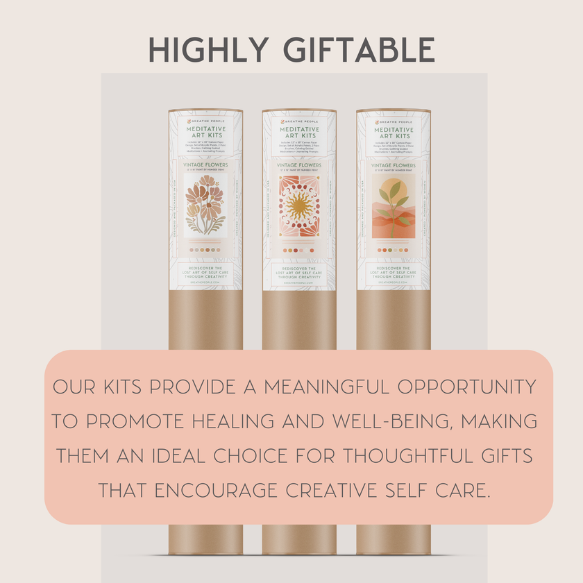 Birds on a Branch Meditative Art Paint by Number Kit