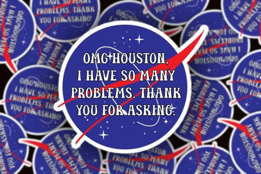 OMG Houston Sticker