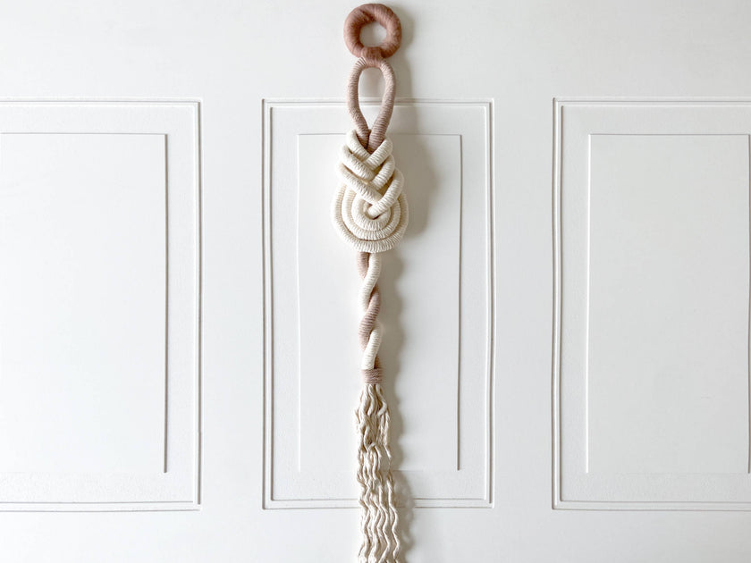 Pippa Knot Macramé Wrapped Wall Hanging
