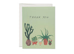 Cactus Thank You greeting card