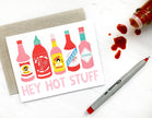 Hey Hot Stuff Love & Romance Card