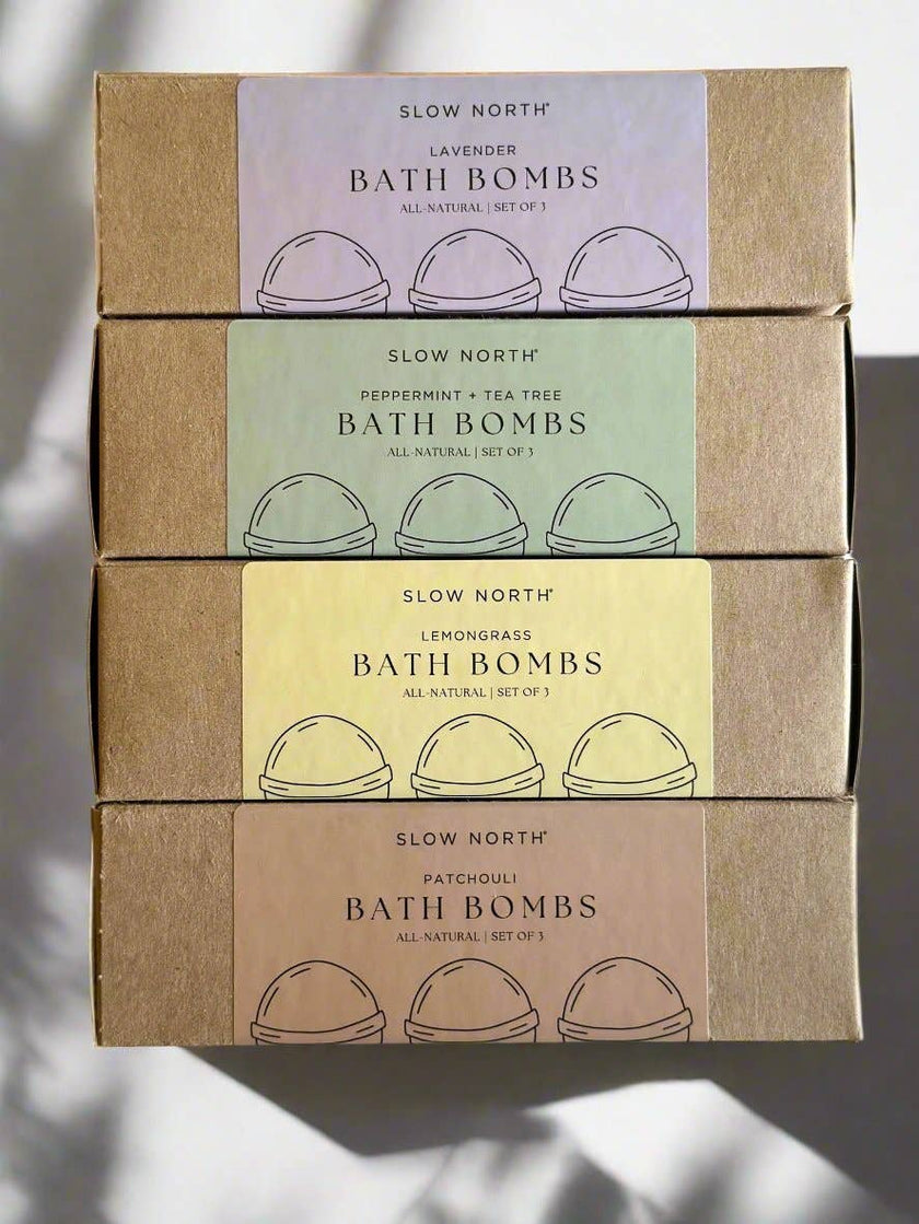 Lavender Natural Bath Bomb Set