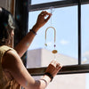 Botanical Leaf/Amazonite Suncatcher