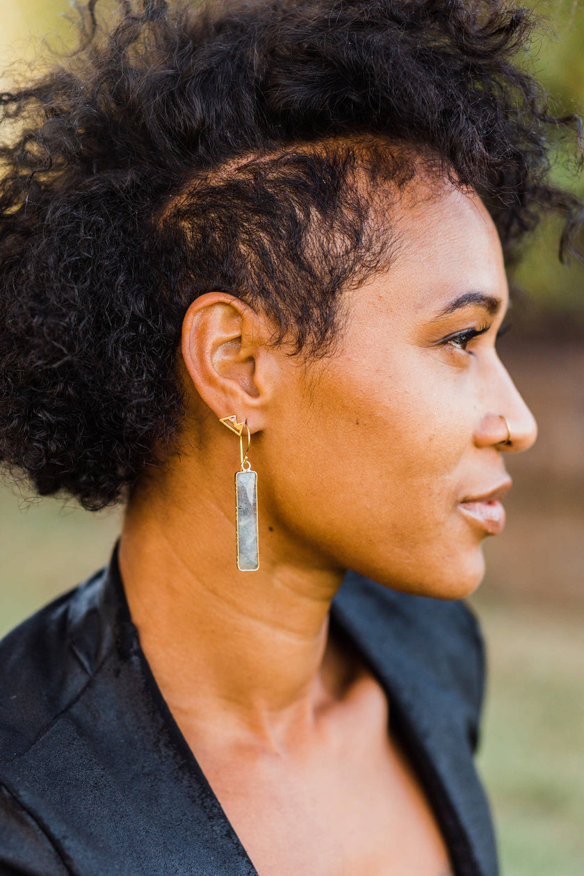 Labradorite Earrings