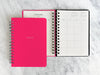 2025 Hard Cover Planner - Hot Pink