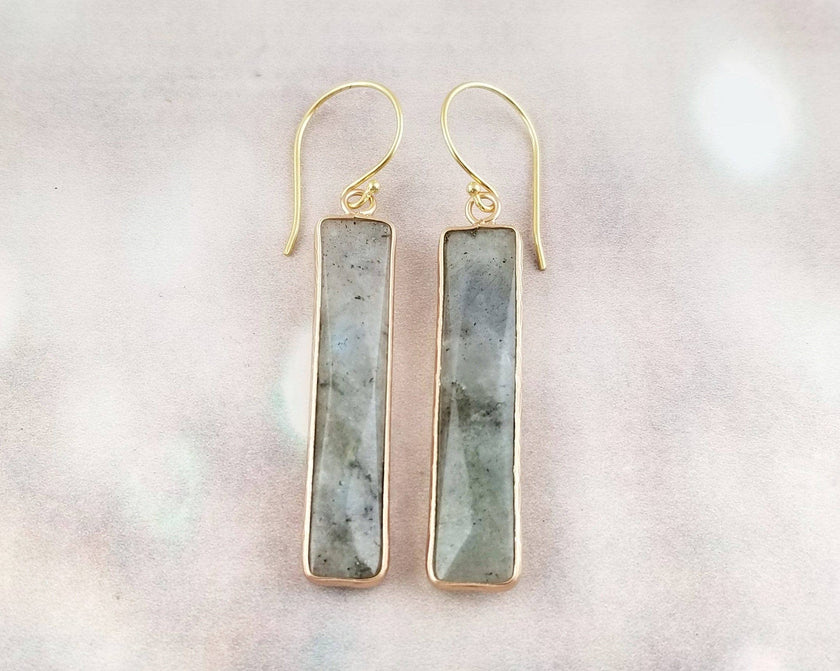 Labradorite Earrings