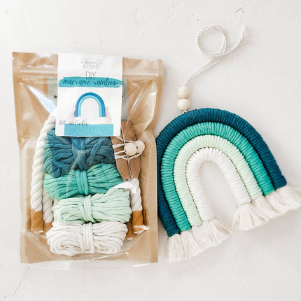 DIY Macrame Rainbow Kit (Various Colors)