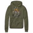 Sun over Mountain Stamp Premium Hoodie