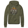 Sun over Mountain Stamp Premium Hoodie