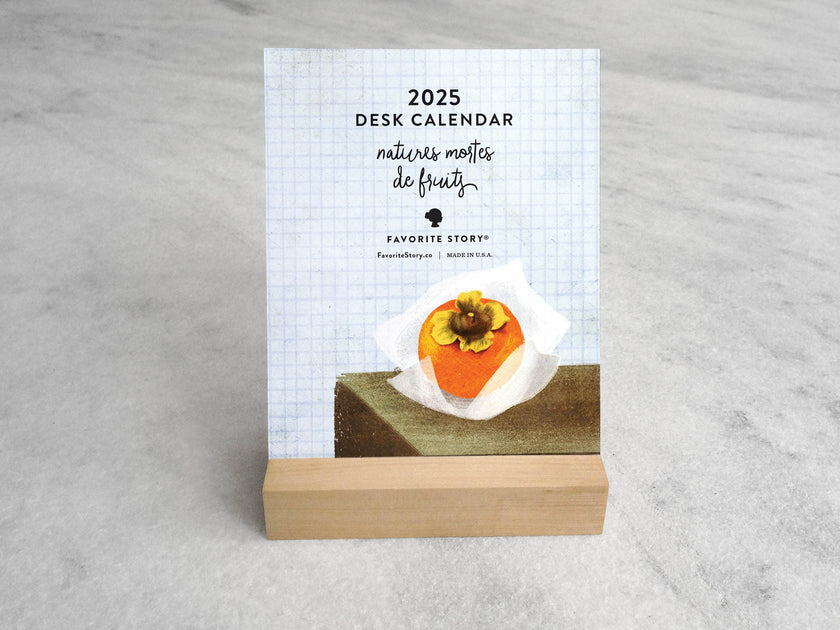 2025 Desk Calendar, Les Fruits