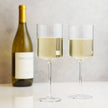 Laurel Crystal White Wine Glasses - Set of 2