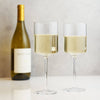 Laurel Crystal White Wine Glasses - Set of 2