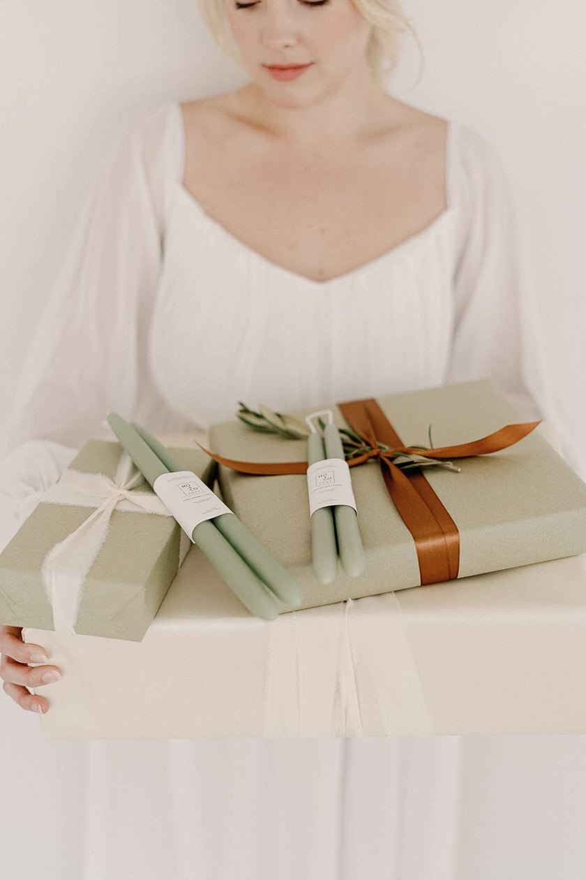 Eucalyptus Beeswax Dipped Candles 10