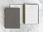 2025 Hard Cover Planner - Charcoal