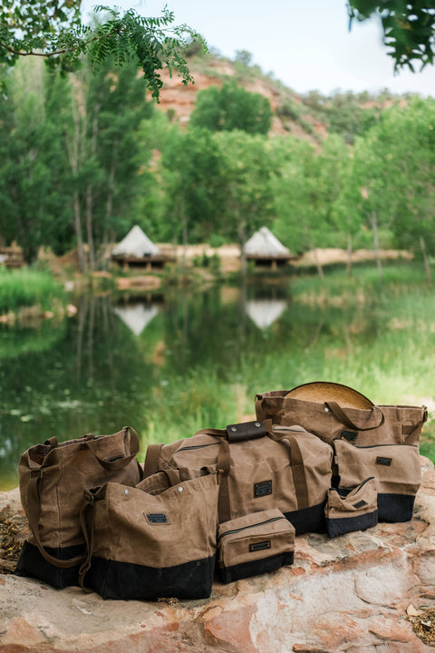 Neelum 40L Giant Tote - Waxed Canvas Bag