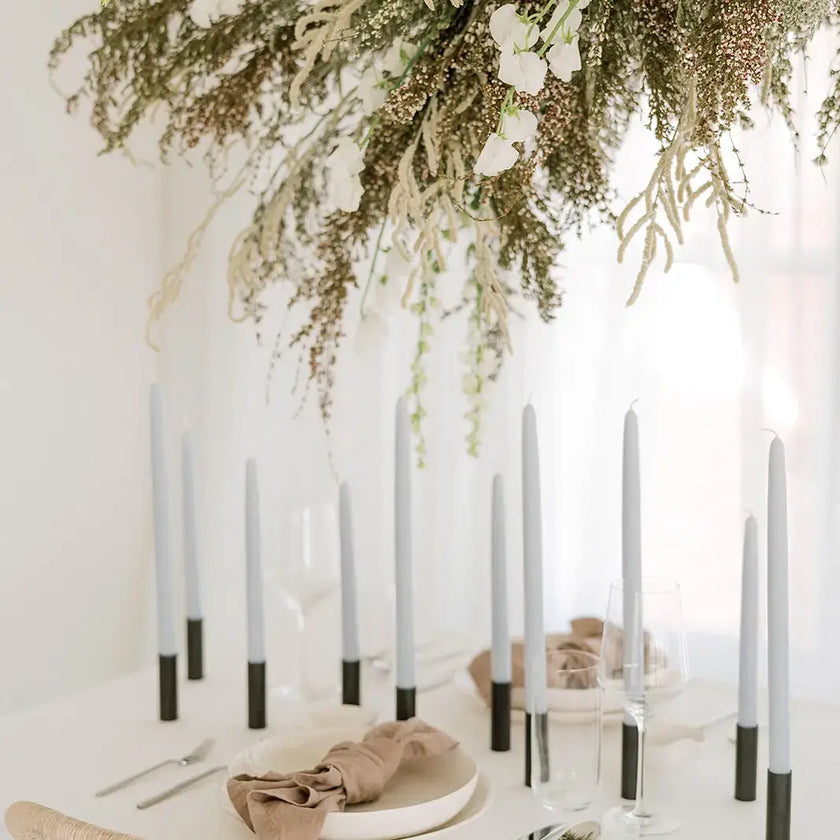 Bluebell Beeswax Dipped Candles 10