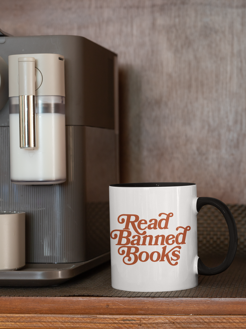 Read Banned Books Coffee Mug